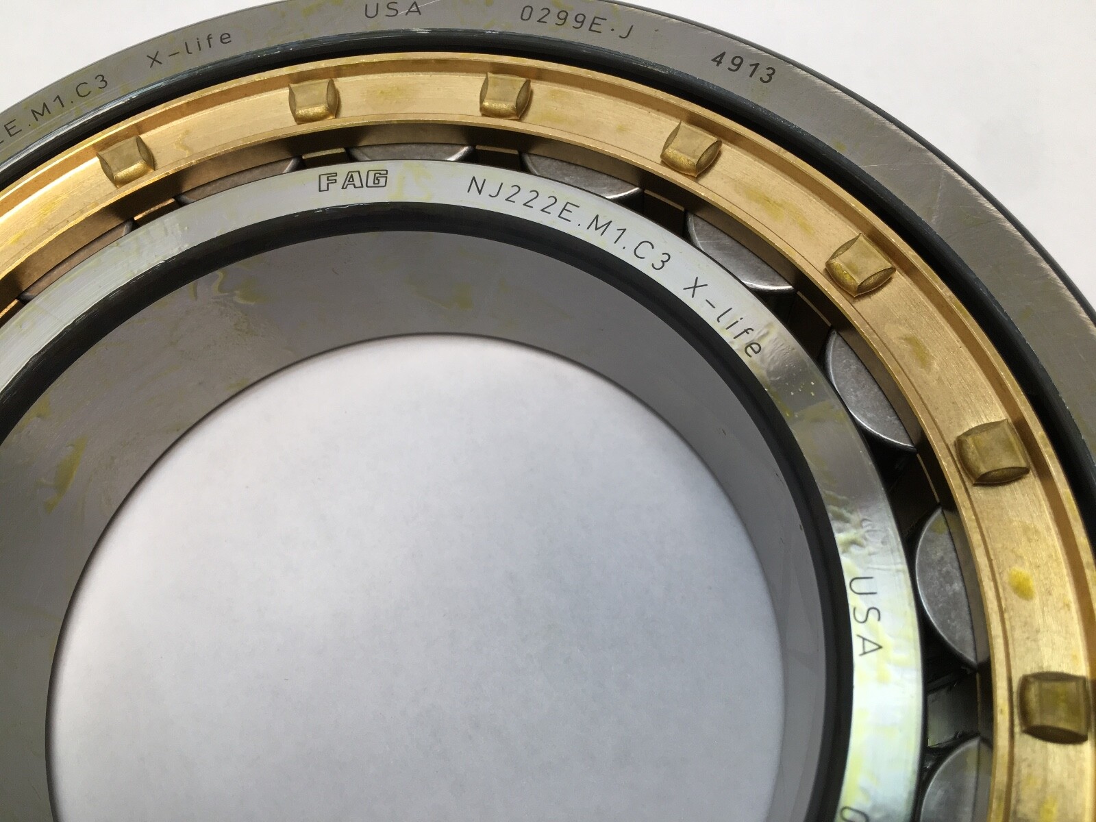 FAG NJ222E.M1.C3 Cylindrical Roller Bearing 110x200x38 mm NJ 222 E M1 C3 NJ22