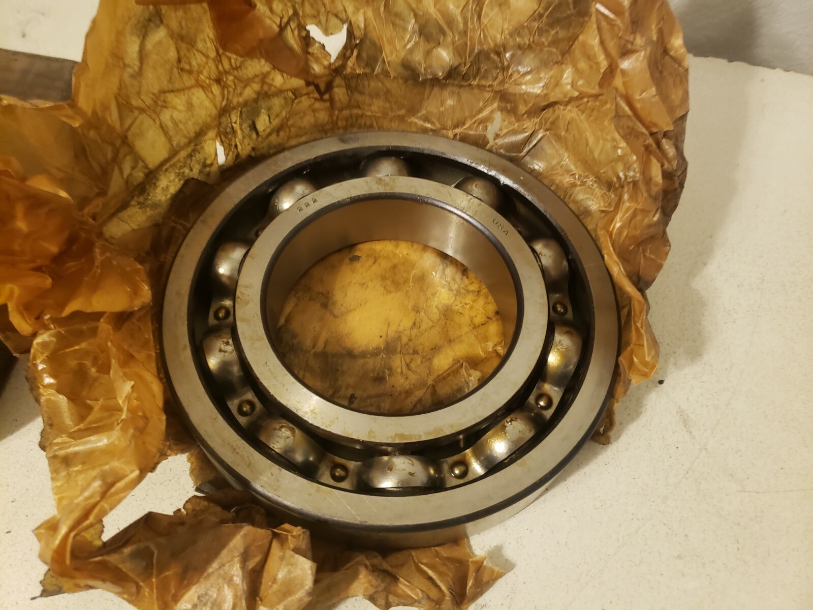 NOS Norma-Hoffman NH 222 222K Single Row Ball Bearing MADE IN USA