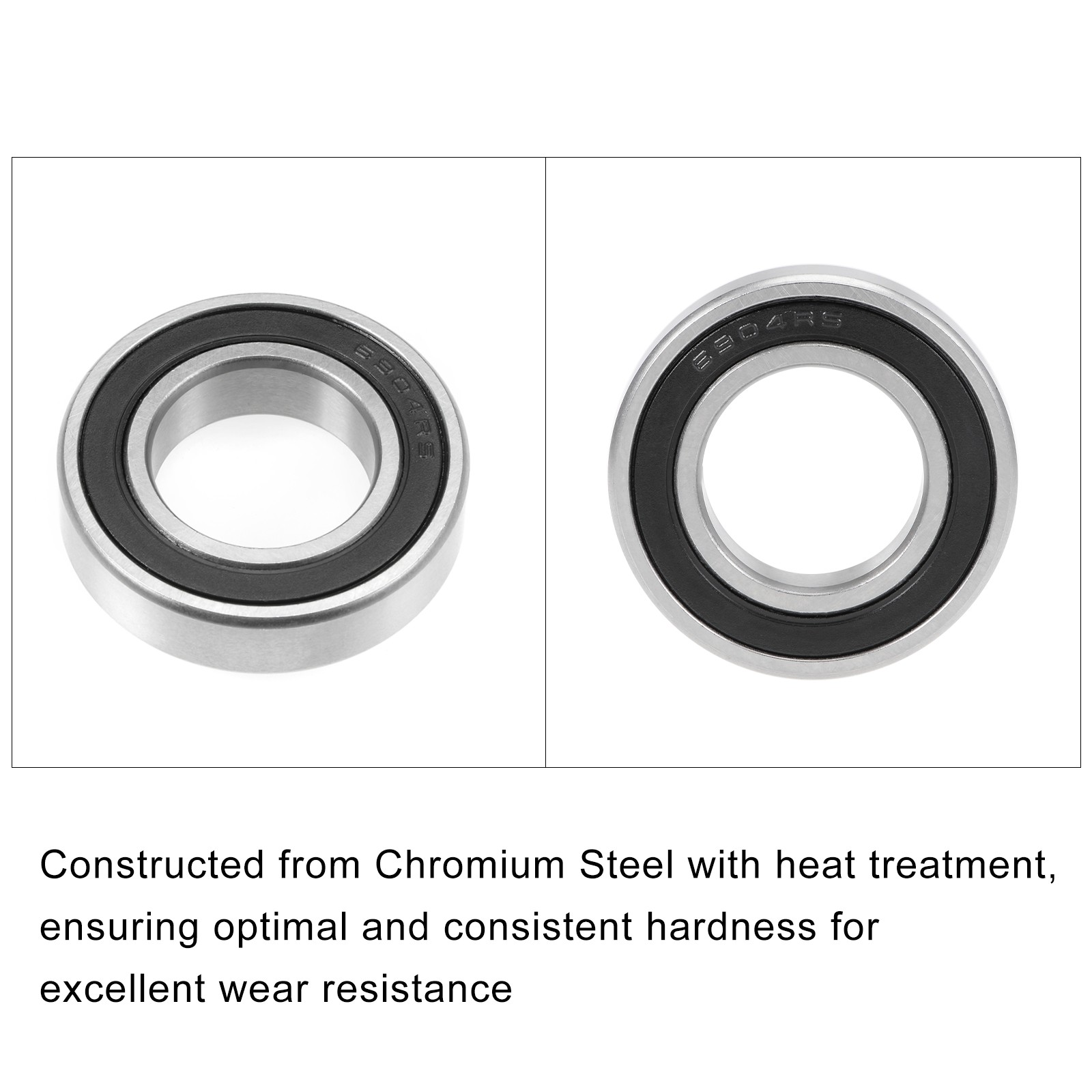 Deep Groove Ball Bearing 6904-2RS 20x37x9mm 1Pcs Chromium Steel Double Sealed