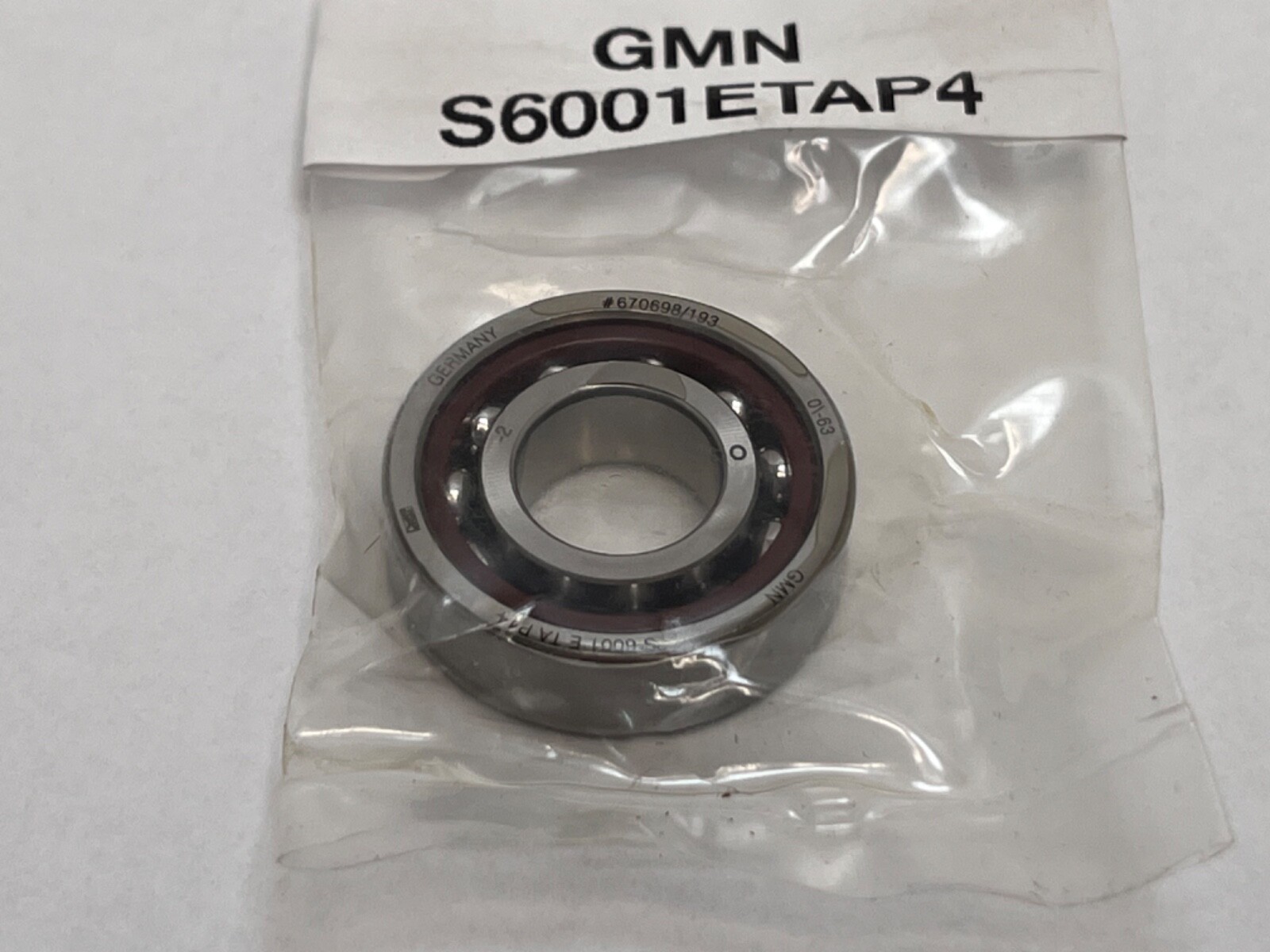GMN S6001ETAP4 Angular Bearing 7001C S-6001-E-TA-ABEC7 12x28x8 mm