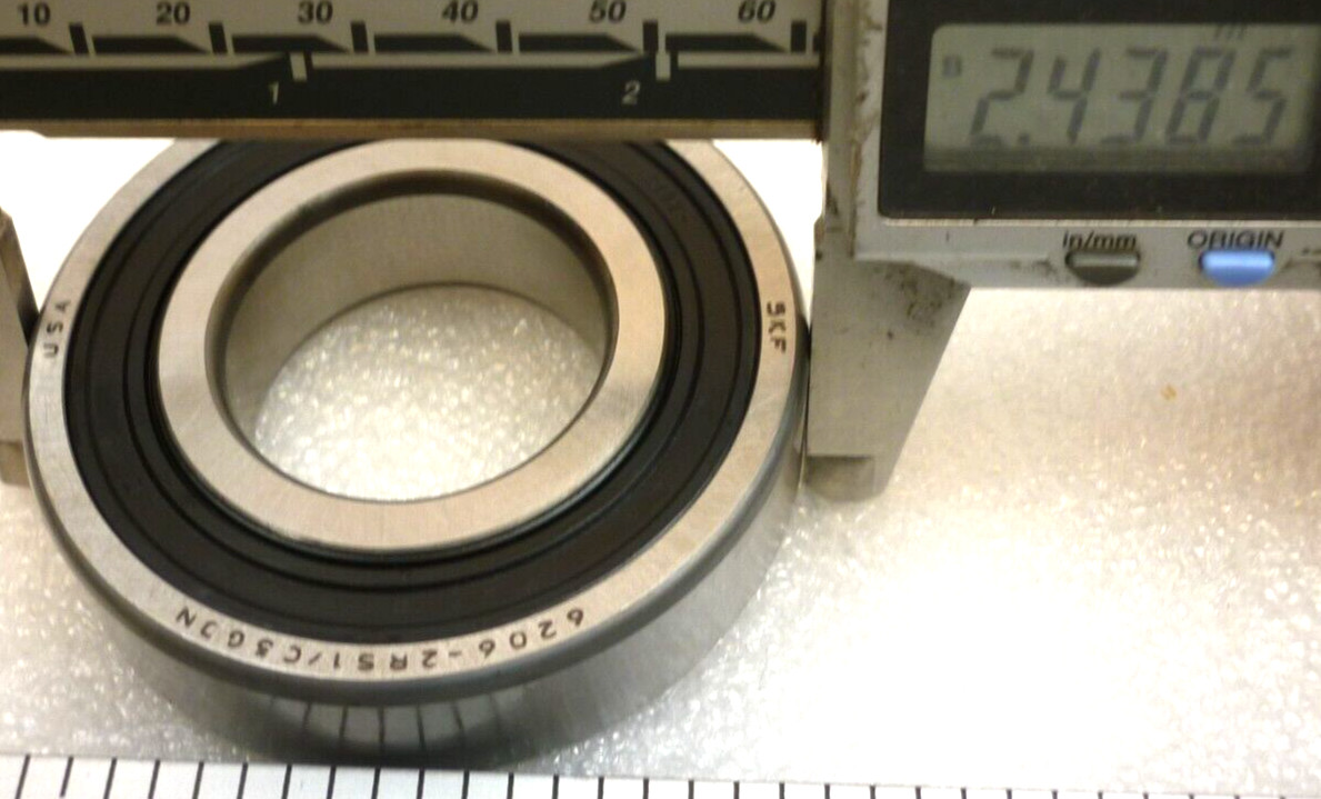 SKF 6206 2RSJEM DOUBLE SHIELD BALL BEARING