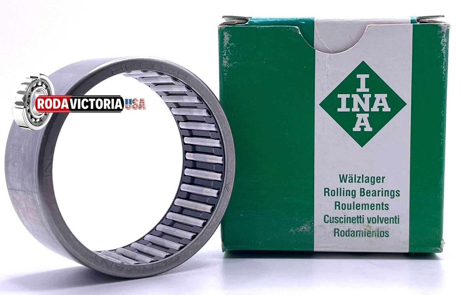 INA HK5025 MADE IN GERMANY Needle Bearing – Drawn Cup Caged Metric 50x58x25mm