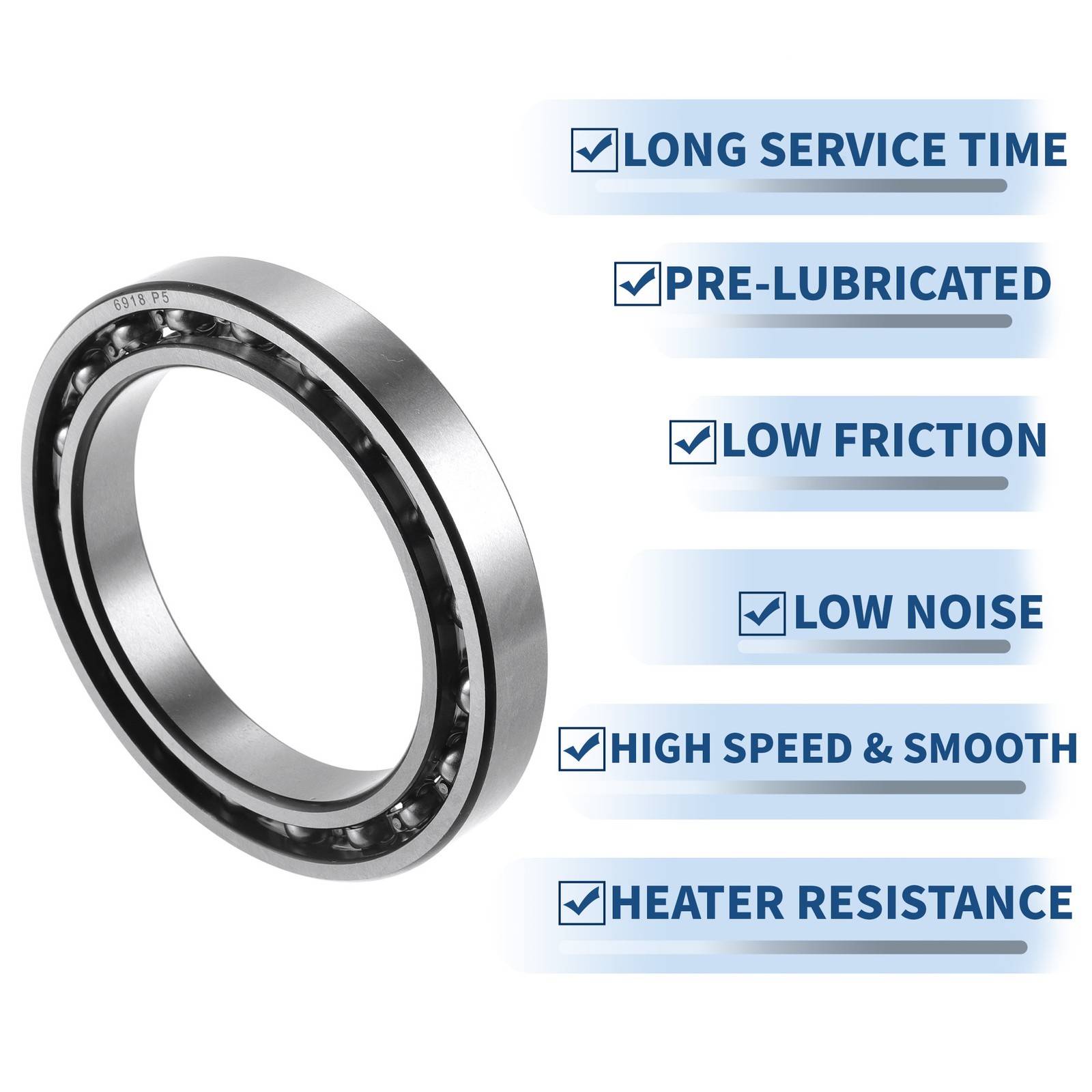 6918 Deep Groove Ball Bearings P5 90x125x18mm 1 Pc Scooter Skateboard Wheel