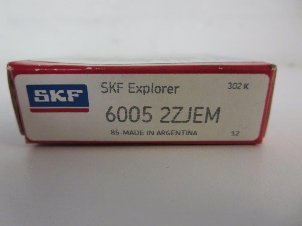 SKF 6005-2ZJEM RADIAL/DEEP GROOVE BALL BEARING-METRIC-25mm ID (LOT OF 3)