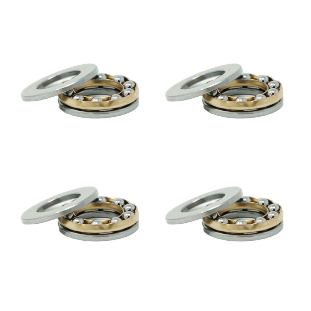 F6-12M Thrust Ball Bearing 6x12x4.5mm (Qty 4)