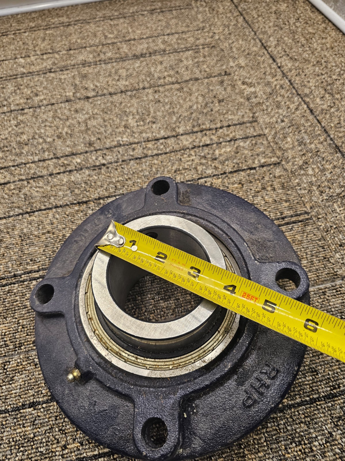 RHP MFC8 Cartridge Unit Casting Bearing Shaft Flange Mounted Heavy Duty