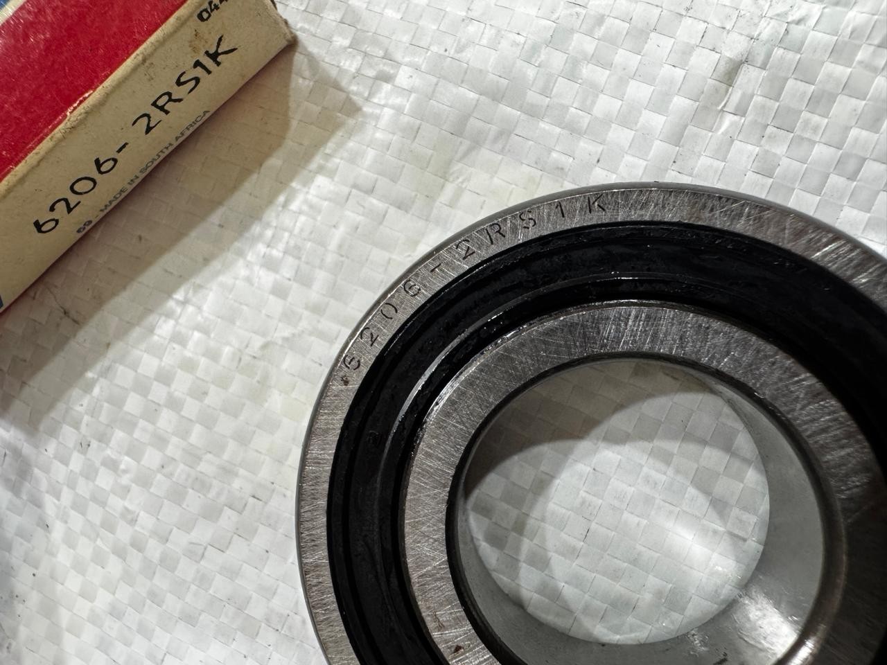 6206-2RS1K SKF DEEP GROOVE BALL BEARING WITH TAPERED BORE 30x62x16mm, 6206-2RS1K