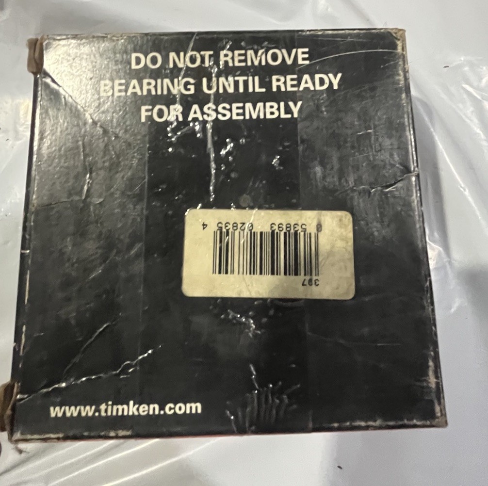 Timken 397 Tapered Roller Bearing Cone Steel 60mm Bore 110x22mm