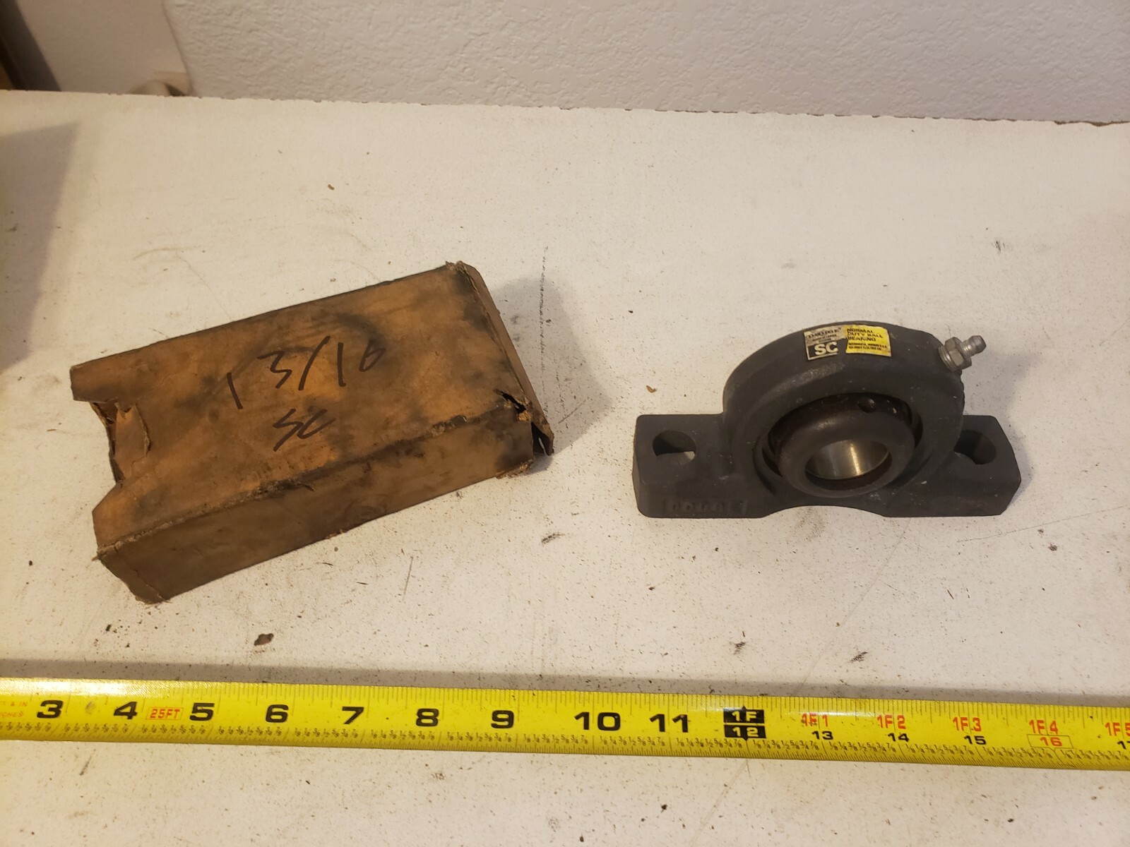 NOS Dodge SC 1-3/16″ 1 3/16″ AA3026 Pillow Block Ball Bearing MADE IN USA