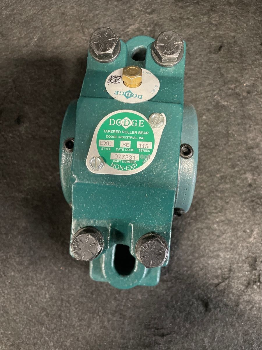DODGE P2E-EXL-200R Pillow Block Roller Bearing Unit, 2 in Bore Diameter