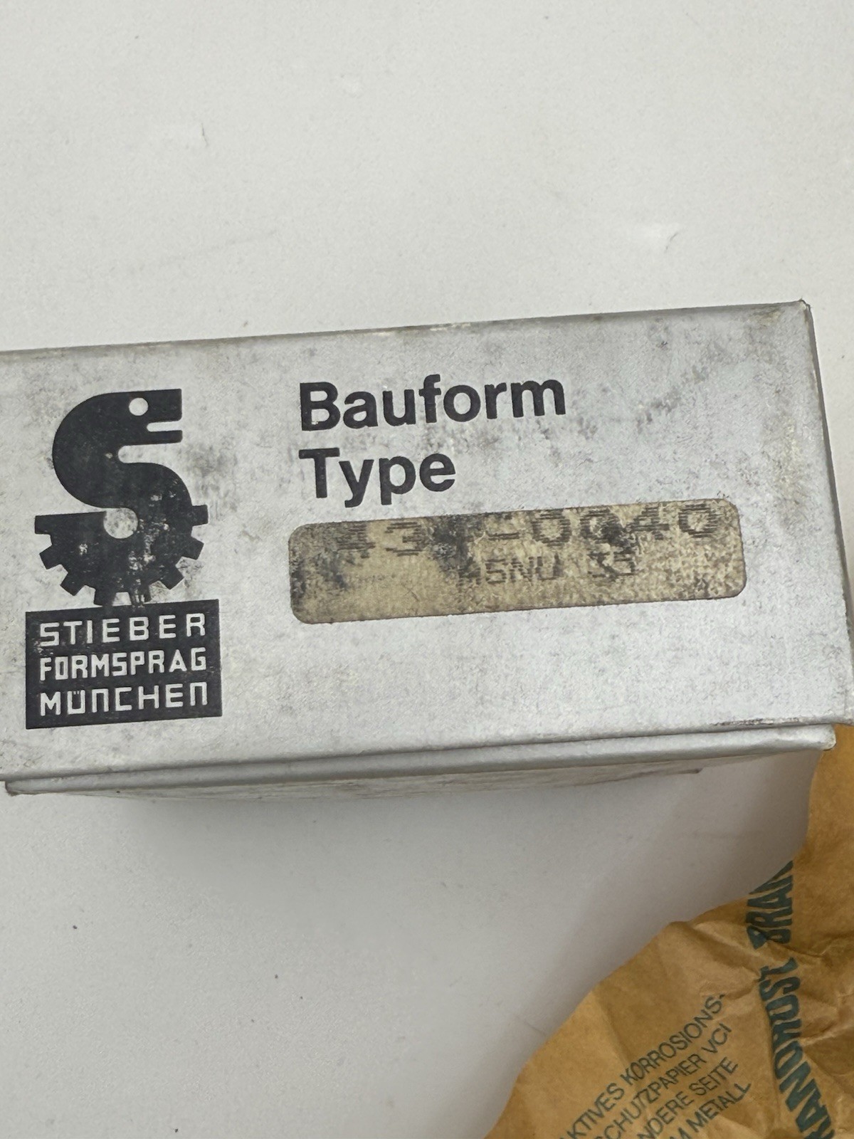 ASNU35 STEIBER-FORMSPRAG One-Way Overrunning Clutch Bearing 35x80x31 NEW OEM