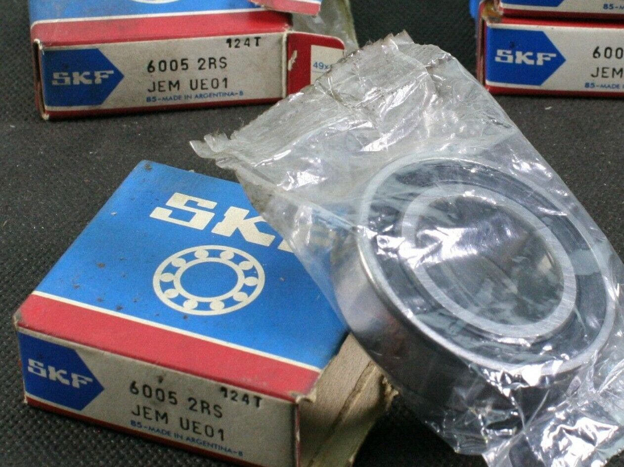 One (1) SKF 6005 2RS1/C3HT51 Deep Groove Bearing 25 MM ID NEW