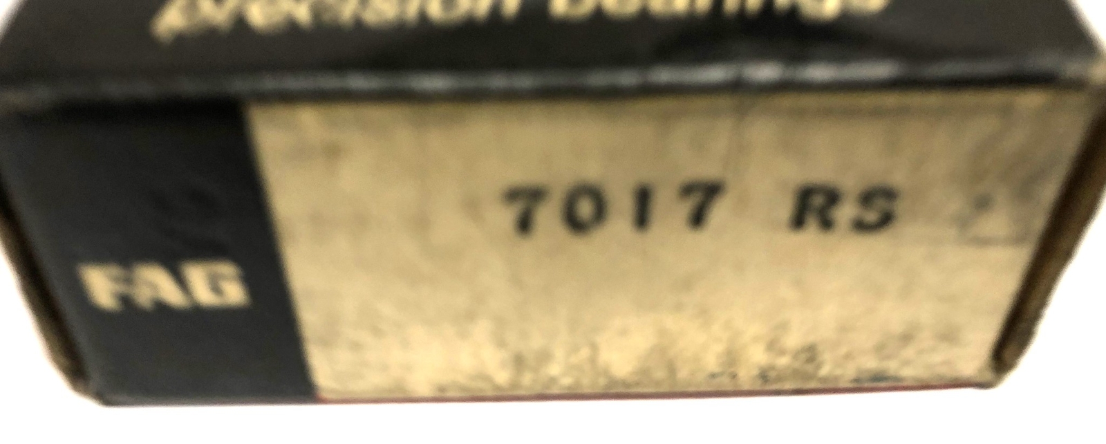FAG Single Row Ball Bearing 7017RS [Lot of 2] NOS