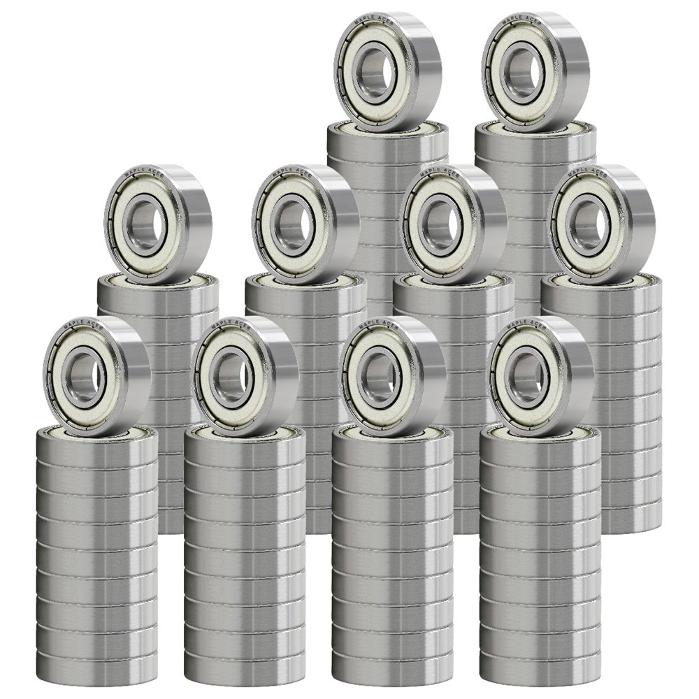 608-ZZ Ball Bearing 8x22x7mm 608 ZZ Metal Shielded (Qty 100)