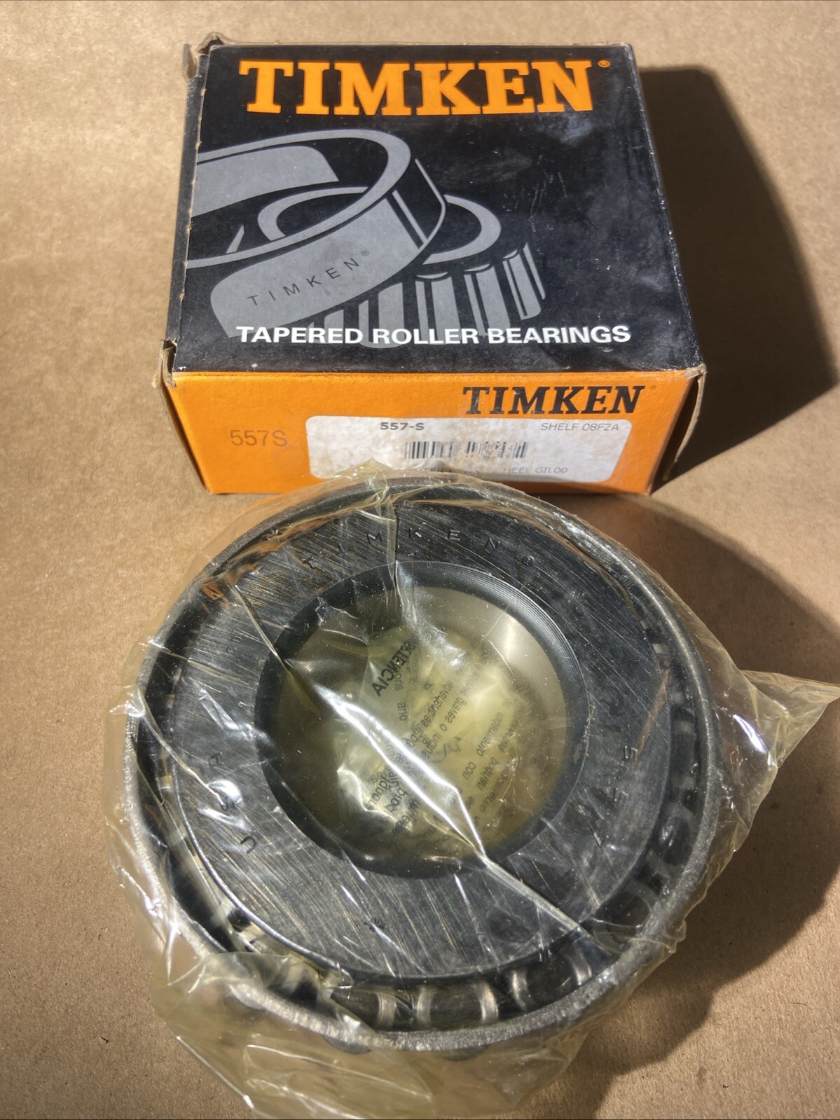 Tapered Roller Bearing Cone 2.1250 Bore 1.4440 Width Chrome Steel USA Timken