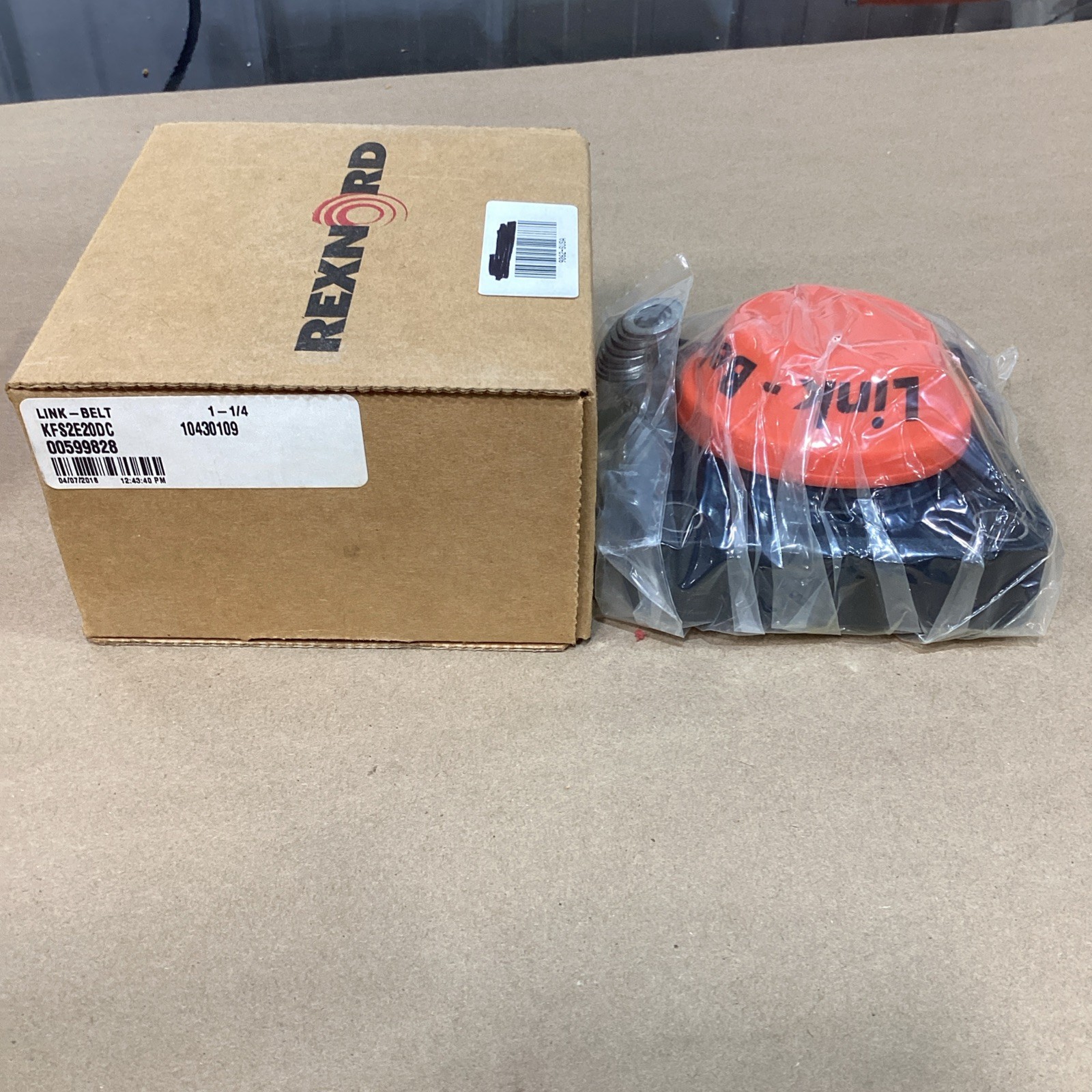 Rexnord Link-Belt KFS2E20DC, 1-1/4″, 4-Bolt, Flange Bearing, Polymer Housing