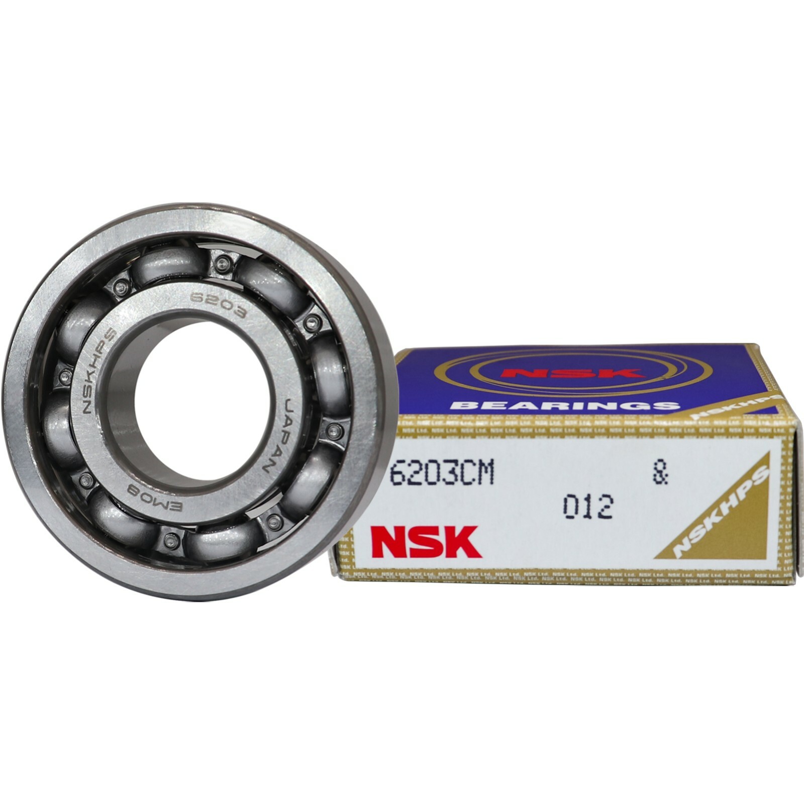 (10PACK) NSK 6203CM 6203 17X40X12MM Open Bearings MADE IN JAPAN