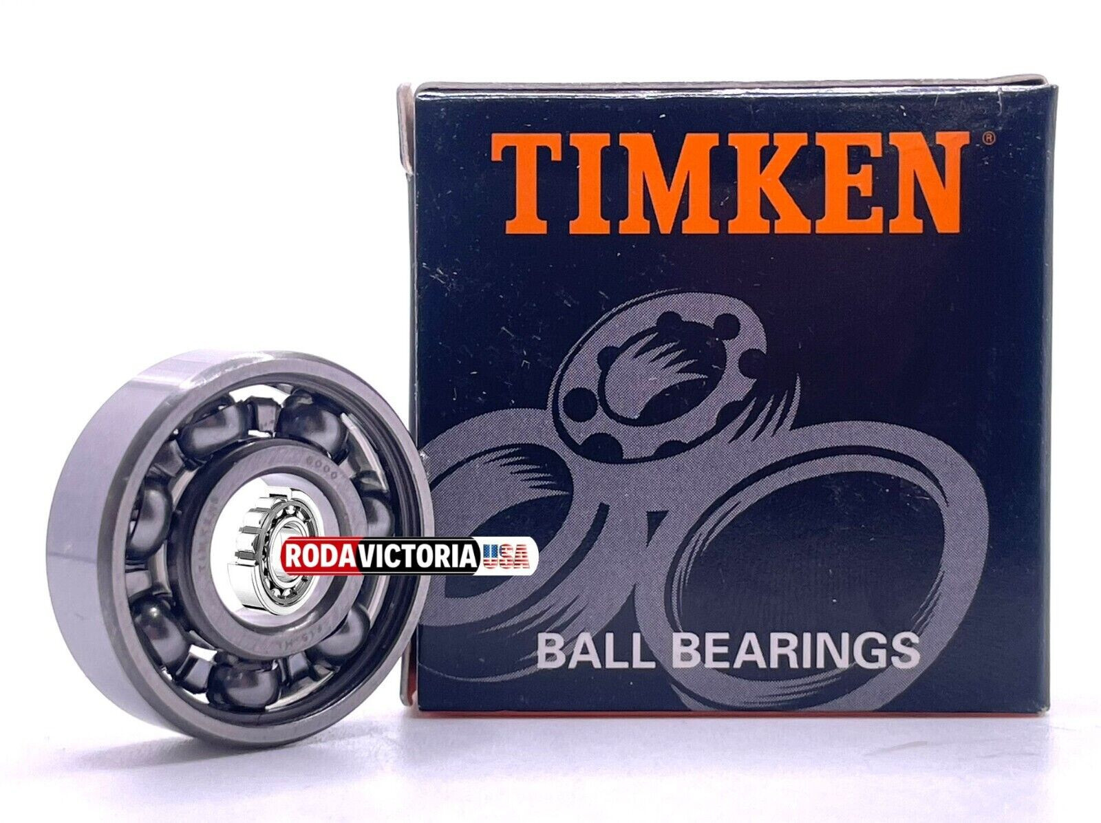 TIMKEN 6000 DEEP GROOVE BALL BEARING, OPEN NO SEALS 10x26x8mm