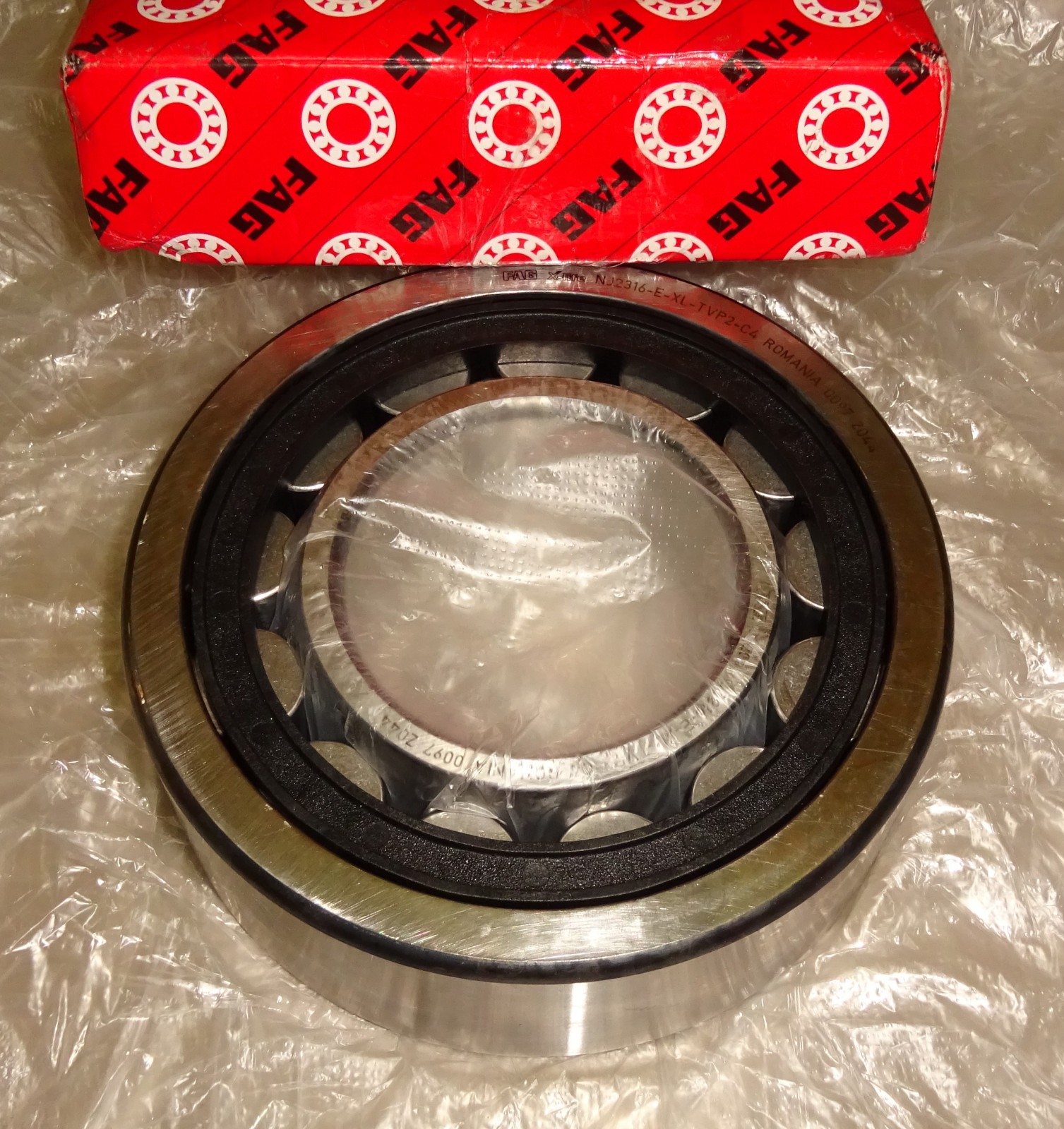 FAG NJ2316-E-XL-TVP2-C4 Roller Bearing NJ2316EXLTVP2C4 OD 170mm ID 80mm NEW