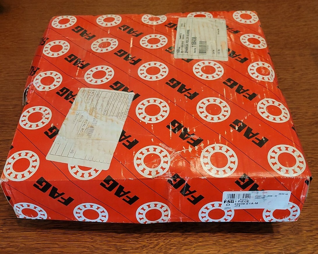 **NEW** Fag 23038-E1A-M-C3 Spherical Roller Bearing 190 x 290 x 75mm FREE SHIP