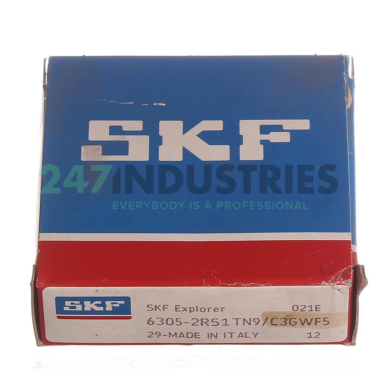 6305-2RS1TN9/C3GWF5 SKF 25 x 62 x 17 mm DEEP GR. BALL SINGLE ROW