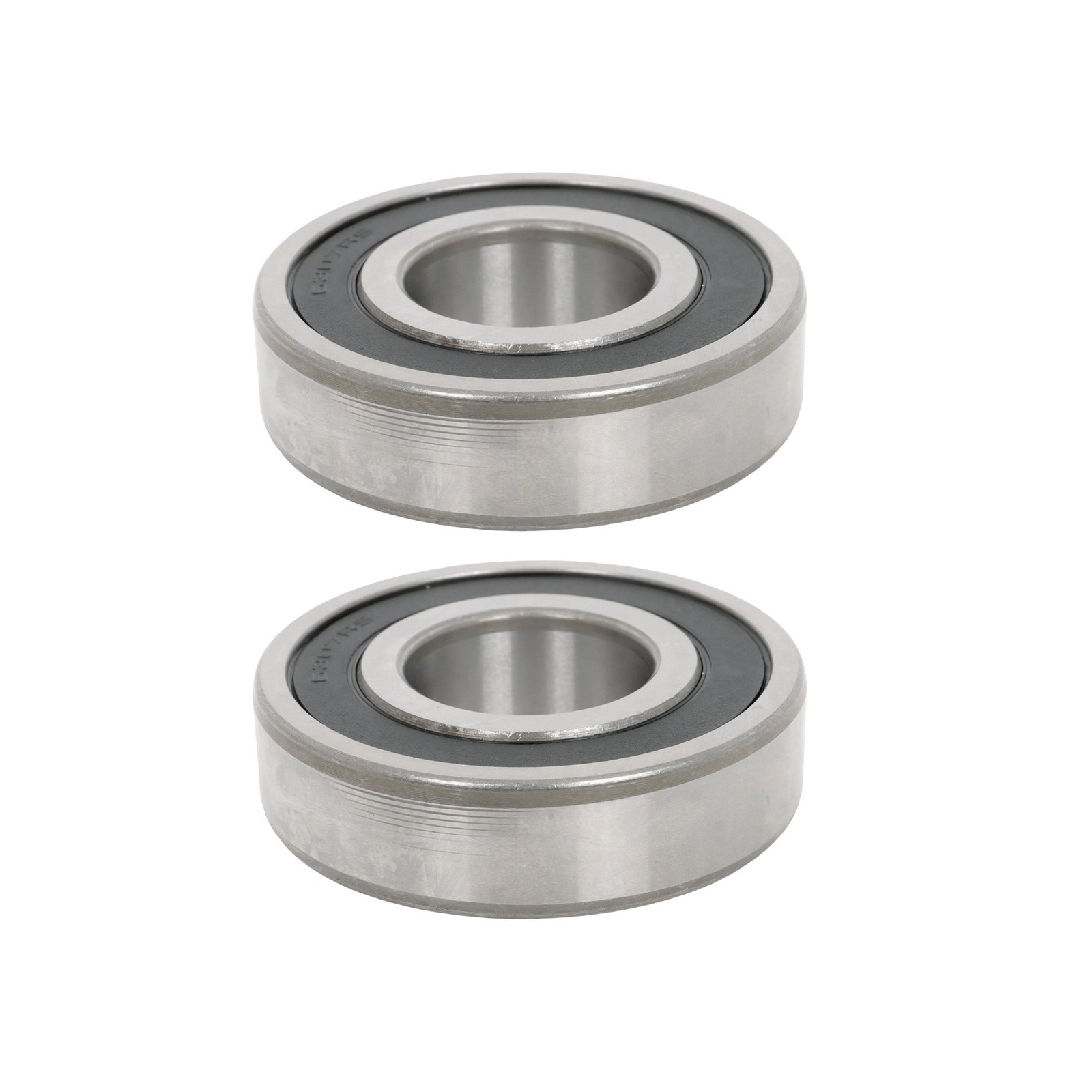 2 Pcs 6307-2RS Ball Bearing 35x80x21mm Double Rubber Sealed High Speed