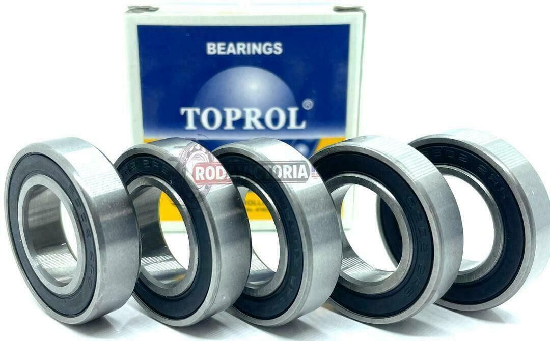 QTY. 5 TOPROL 6902-2RS 6902 2rs seal bearing 6902 ball bearings 6902 RS 61902 !!
