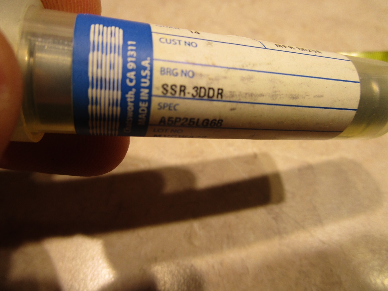 TUBE OF 14 NHBB, SSR-3DDR BEARINGS, R0188