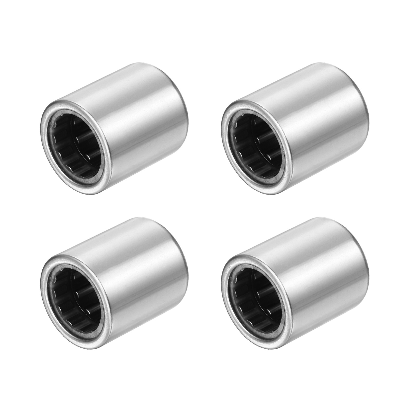 4 Pcs 1/2″x3/4″x7/8″ RCB081214 Needle Roller Bearing Chrome Steel Open End