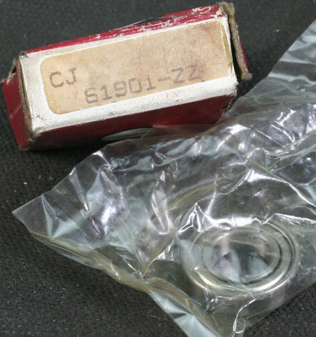 One (1) Consolidated 61901 ZZ Deep Groove Bearing 12MM ID NEW