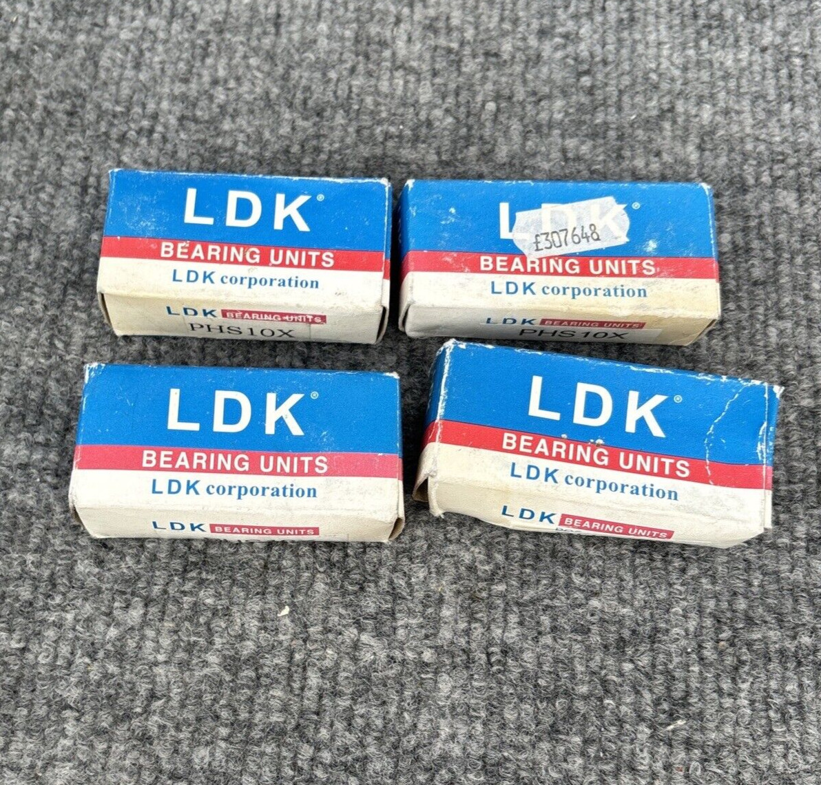 Lot Of 4 LDK PHS10X 10mm Bore M10 x 1.5 Female Bronze Lined Right Hand Rod End