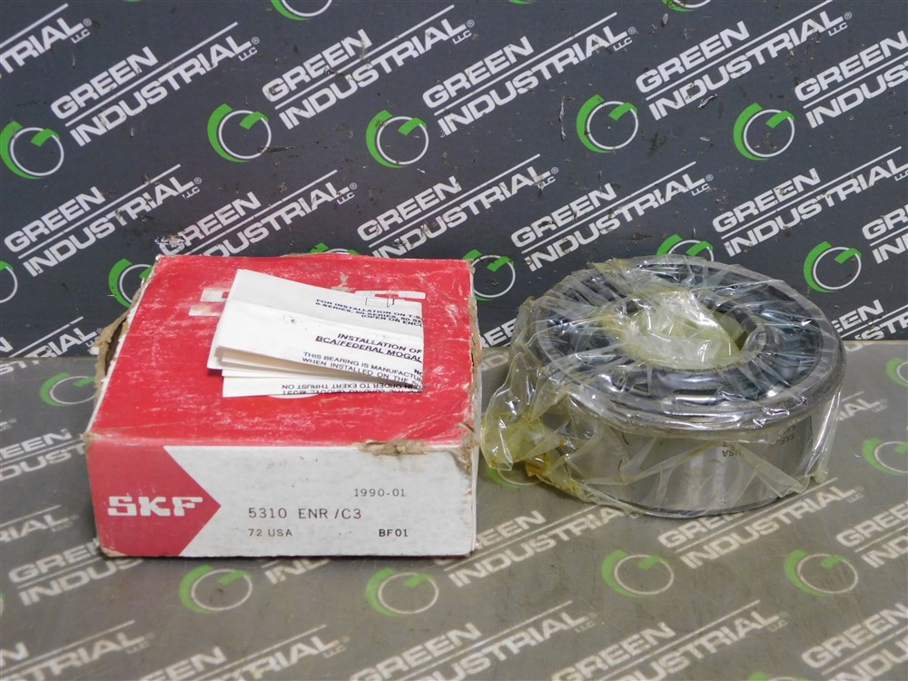 NEW SKF 5310 ENR/C3 Angular Contact Ball Bearing 50mm Bore 110mm OD 44.4mm Width