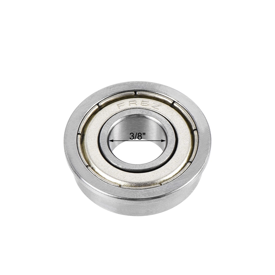 FR6ZZ Flange Ball Bearing 3/8″x7/8″x9/32″ Double Shielding 5pcs