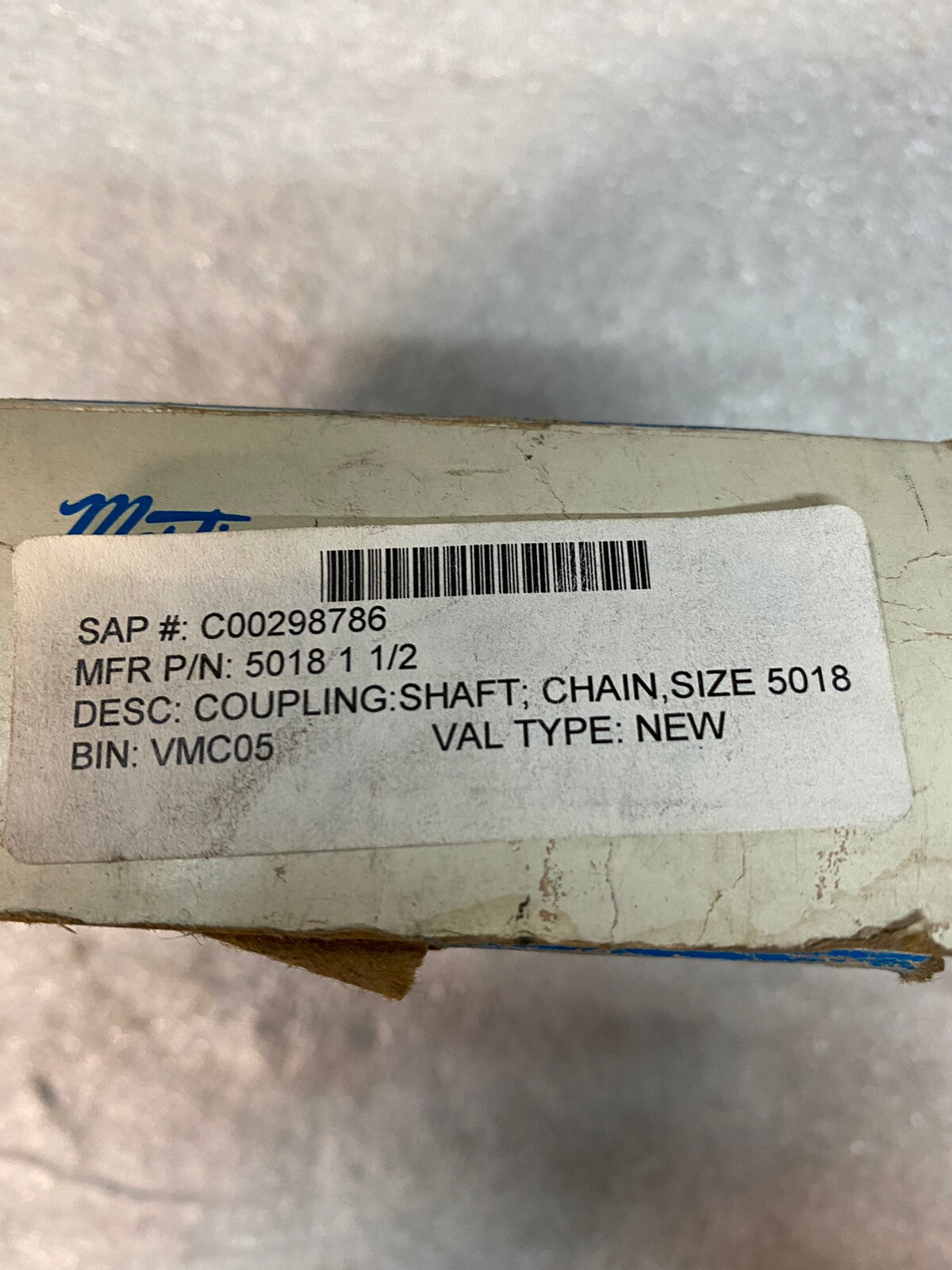 Martin 5018 Roller Chain Coupling Sprocket 18T #50 1-1/2 Bore Steel Industrial