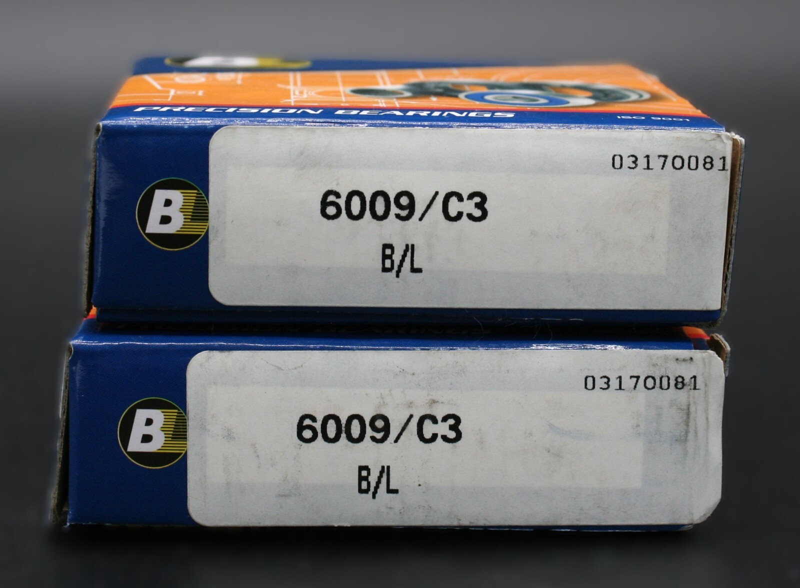One (1) BL Bearings Limited 6009 /C3 Deep Groove Bearing 45MM Bore China NEW