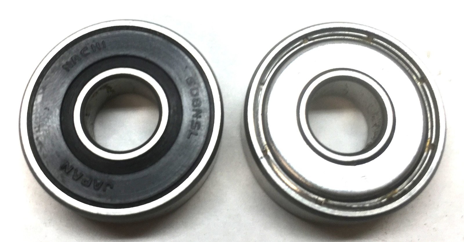 Nachi Dual-Material Shielded Ball Bearing (No Box) 608Z/608NSL [Lot of 2] NOS