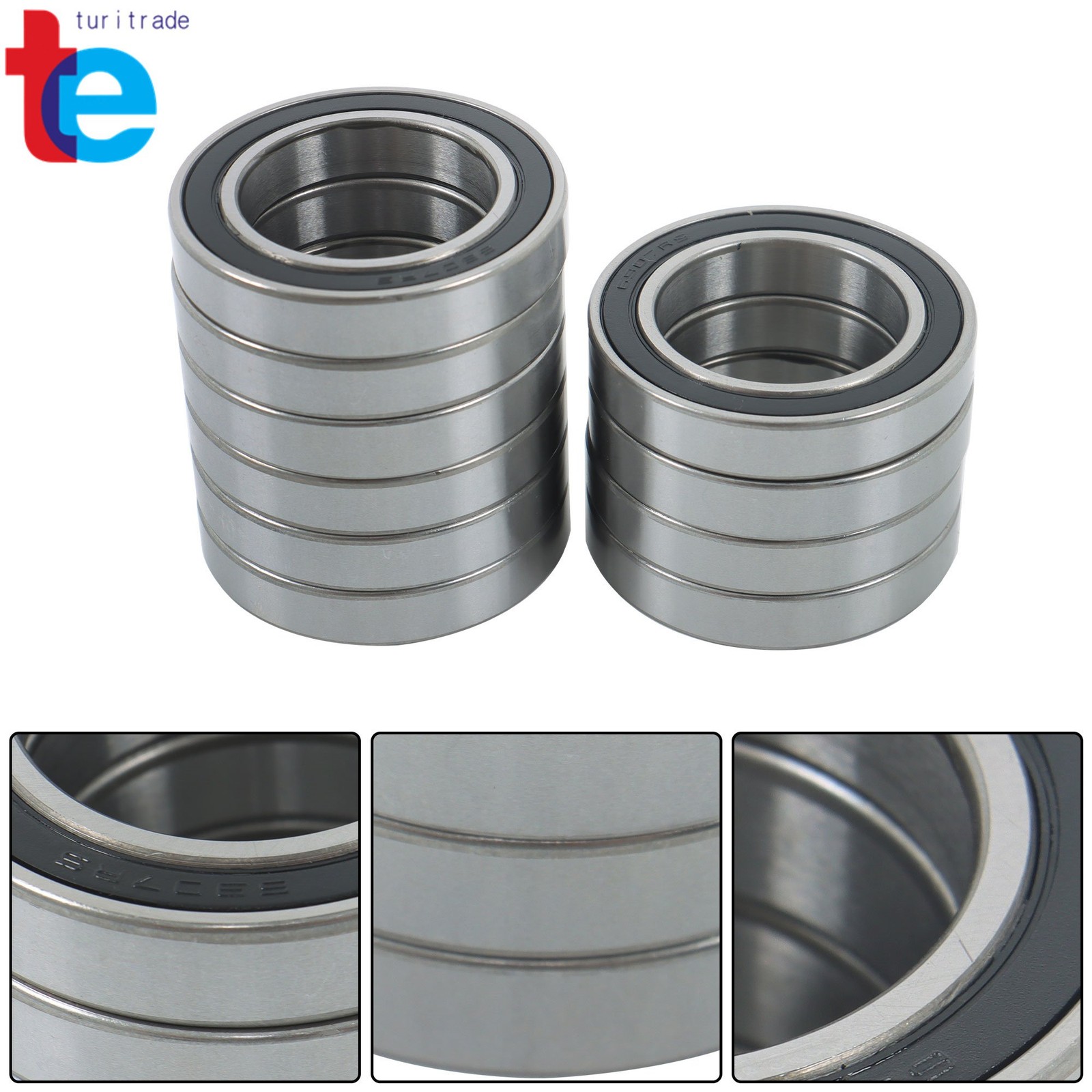 10pcs 6907-2RS Sealed Ball Bearings 35mm x55mm x10mm Industrial