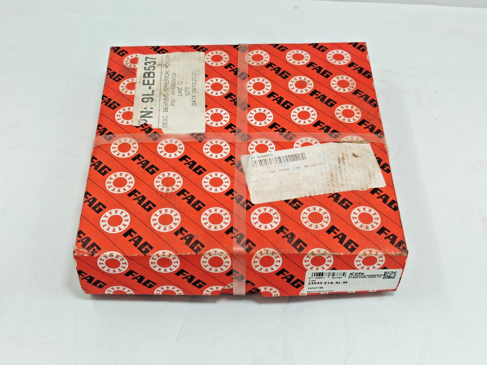 23030-E1A-XL-M FAG X-Life Spherical Roller Bearing FAG 23030 E1A M 150x225x56mm