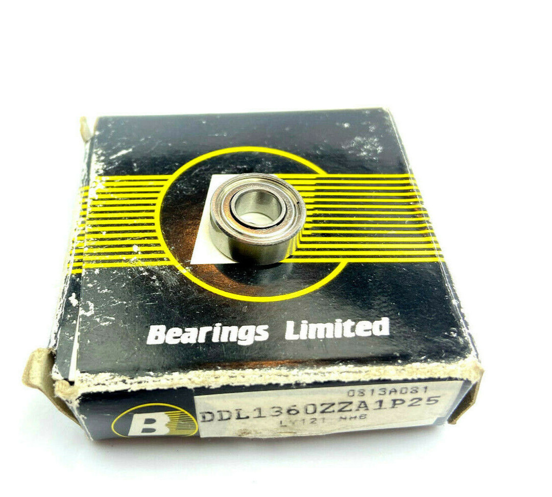 NEW BEARINGS LIMITED (BL) NMB DDL1360ZZA1P25 MINIATURE BALL BEARING