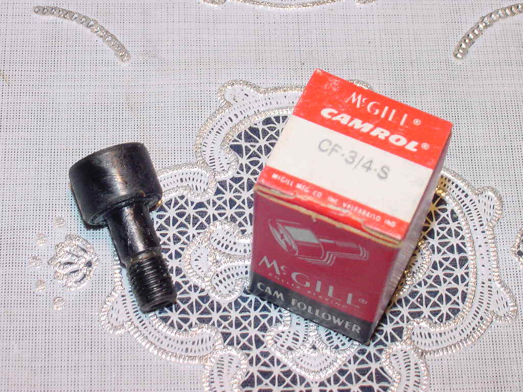 McGill CF-3/4-S Camrol (CF) Series, 0.7500 in Roller Dia, 0.5000 in Roller Width