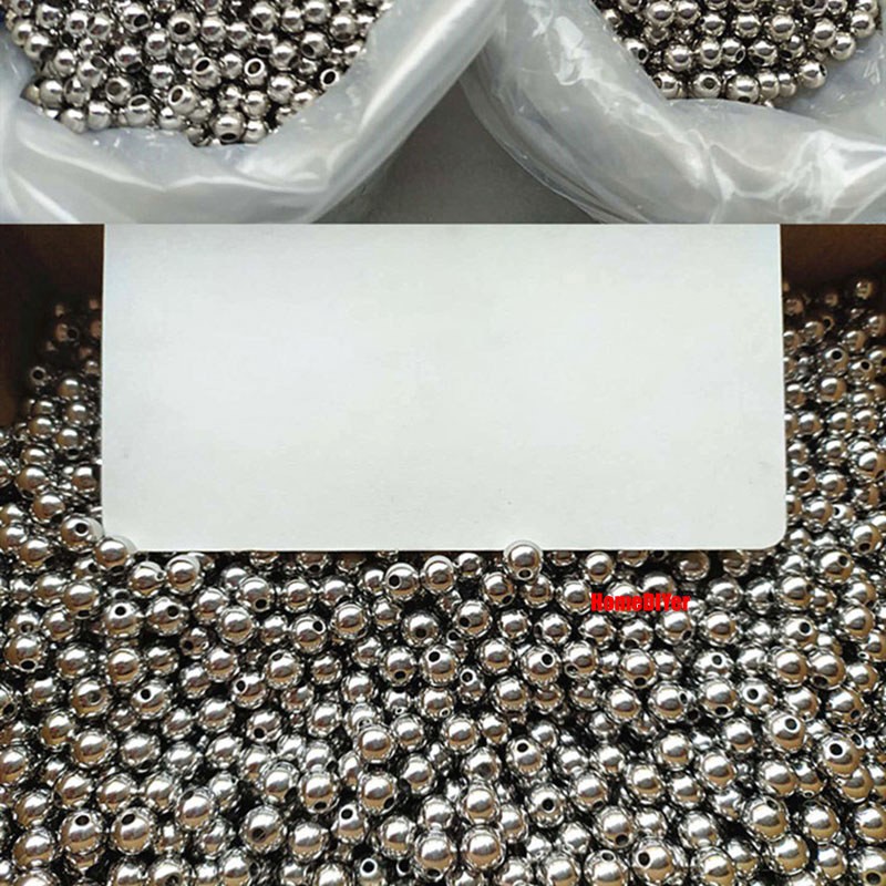 Dia 2mm-60mm Solid Stainless Steel Through Hole Balls Smooth Drilling Steel Ball