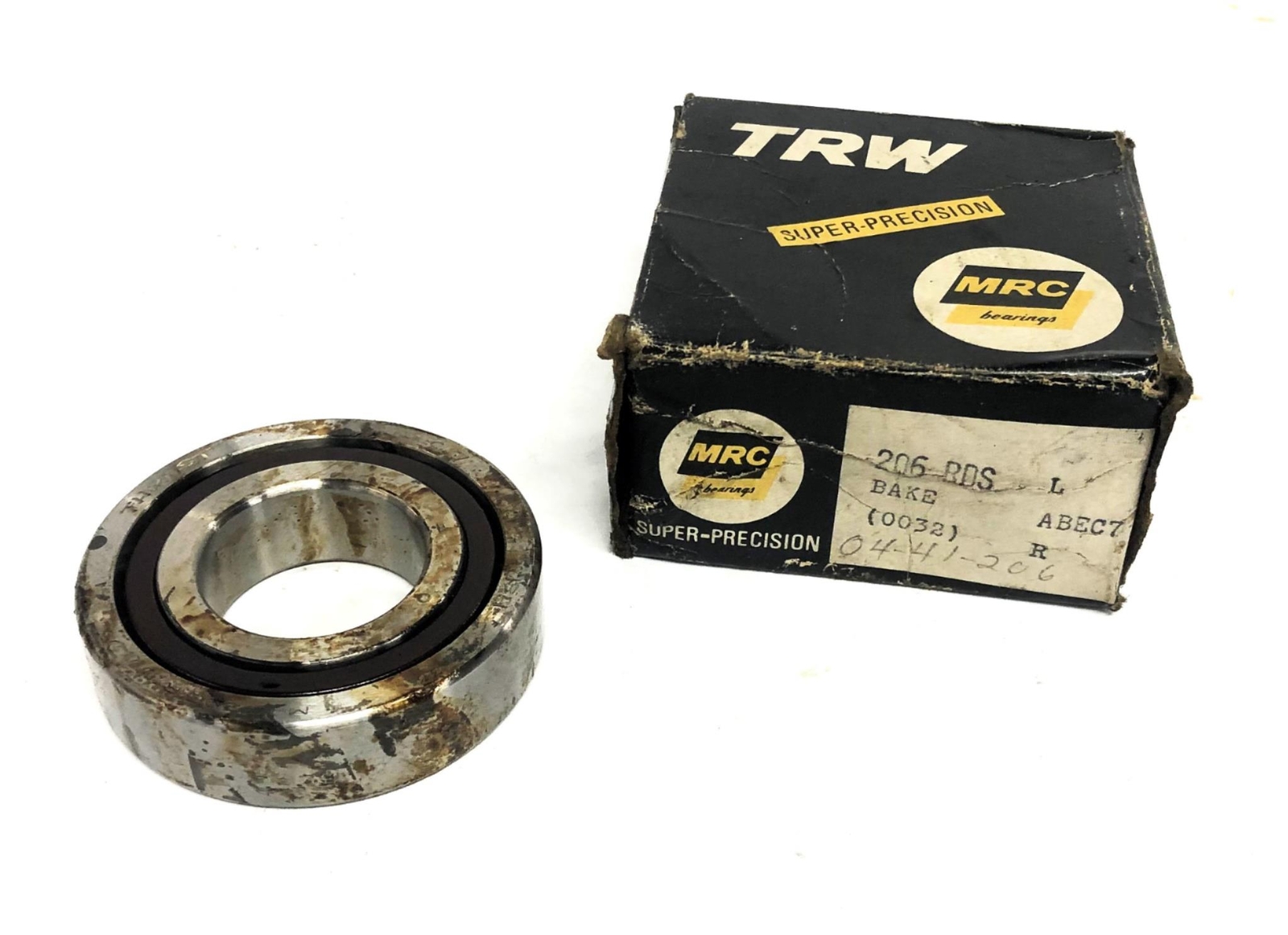MRC TRW ABEC7 Angular Contact Ball Bearing 206-RDS L NOS