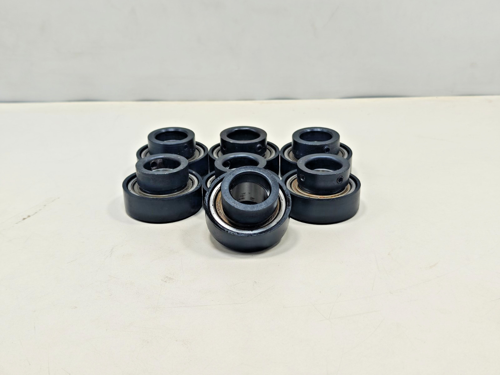 (7Pcs) RA100 + COL Fafnir Insert Ball Bearing Timken RA100 ID-1 inch LOT OF 7Pcs
