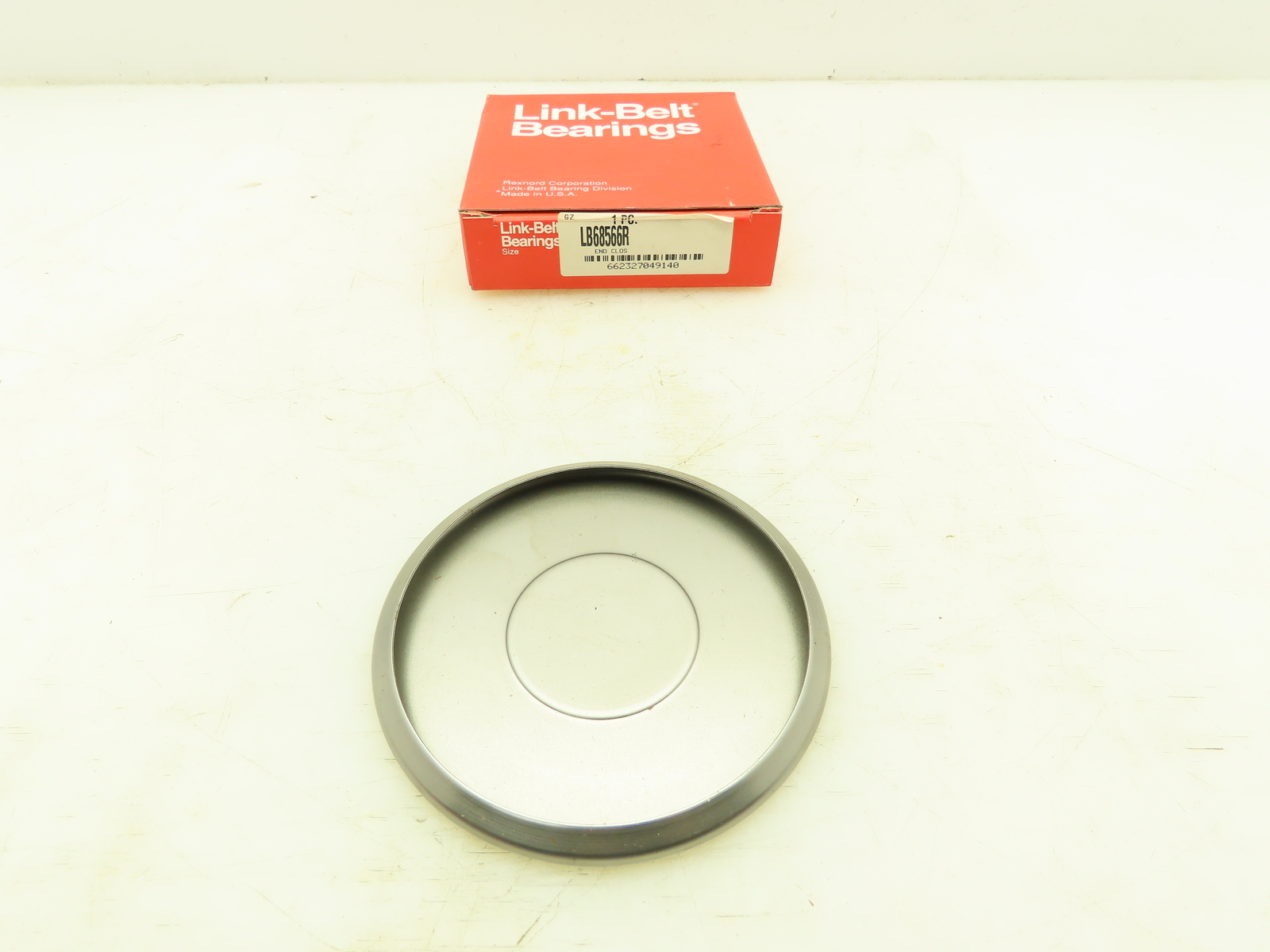 Link Belt LB68566R Closed Bearing End Cap or Cover Lot of 2