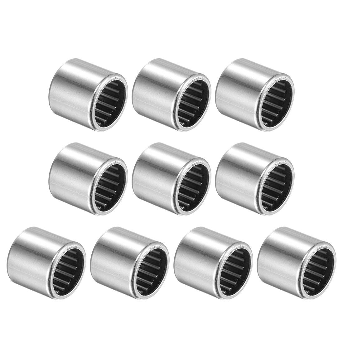 Uxcell SCE1012 Needle Roller Bearings 5/8-Inch Bore 13/16-Inch OD 3/4-Inch Widt