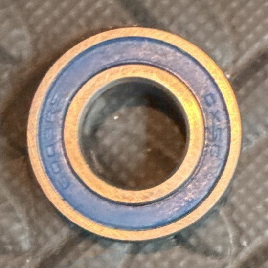 Sealed Ball Bearing with Blue Seal, Single Ball Bearing