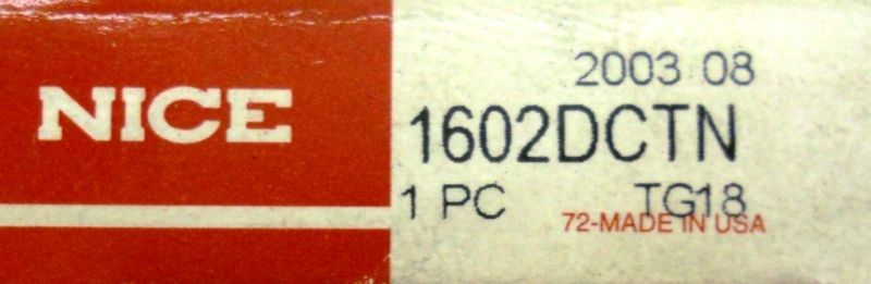 NICE BEARINGS 1621DCTN 0.500″ ID 1.375″ OD 0.4375″ WIDTH DOUBLE SEALED