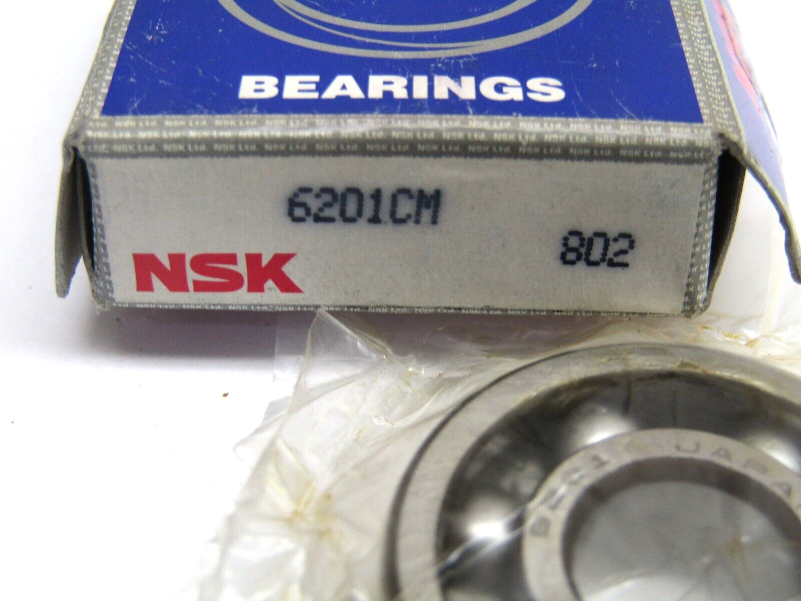 NSK 6201 CM 12mmX 32mmX 10mm Open Bearing
