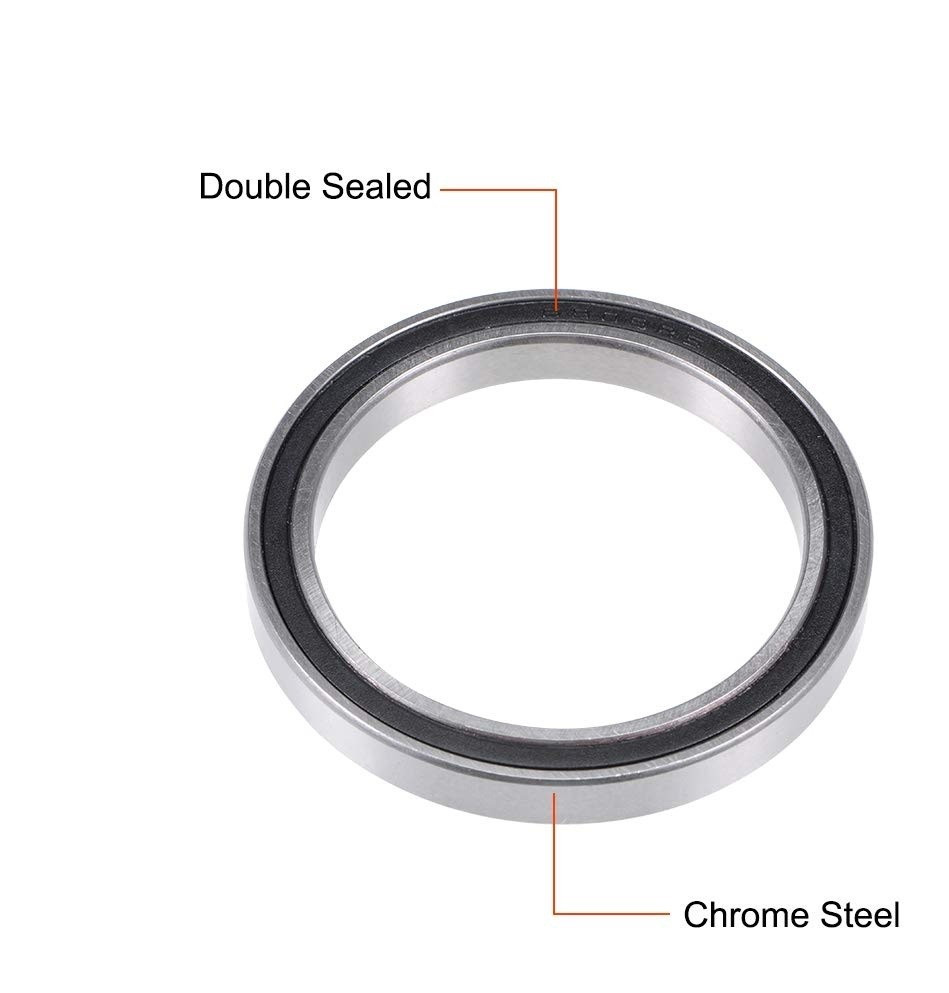 6809-2RS Deep Groove Ball Bearing 45x58x7mm Double Sealed Chrome Steel Bearings