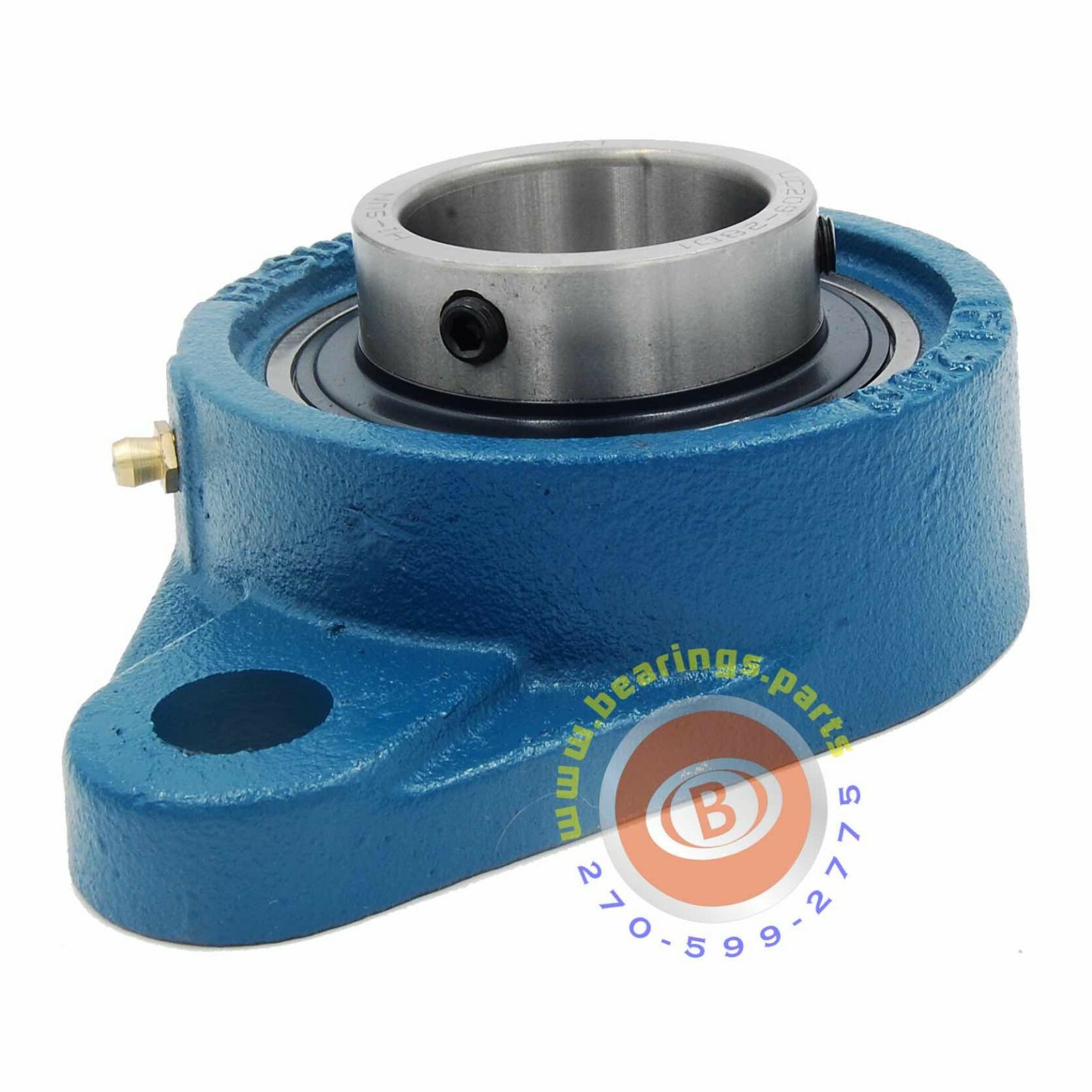 Hi-Sun SAFL209-28 Two-Bolt Flange Bearing Unit